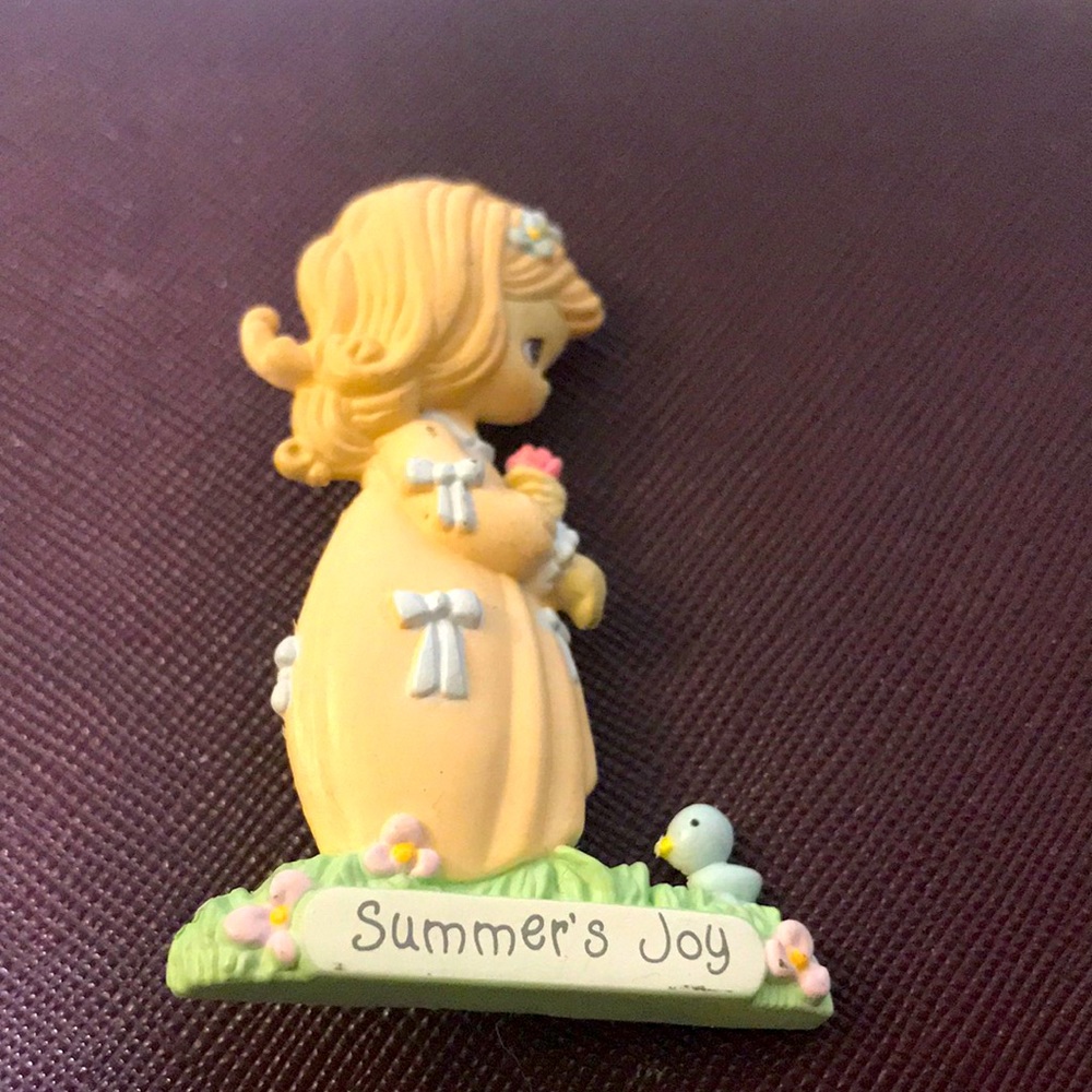 Vintage PreciousMoments by Samuel j Butcher brooch